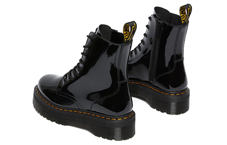 Shop Dr. Martens Jadon Zip Boot 'Hitam' 26646001