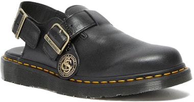 英产Dr. Martens Jorge黑色皮革露跟凉鞋 27493001 Order 英产Dr. Martens Jorge黑色皮革露跟凉鞋 27493001