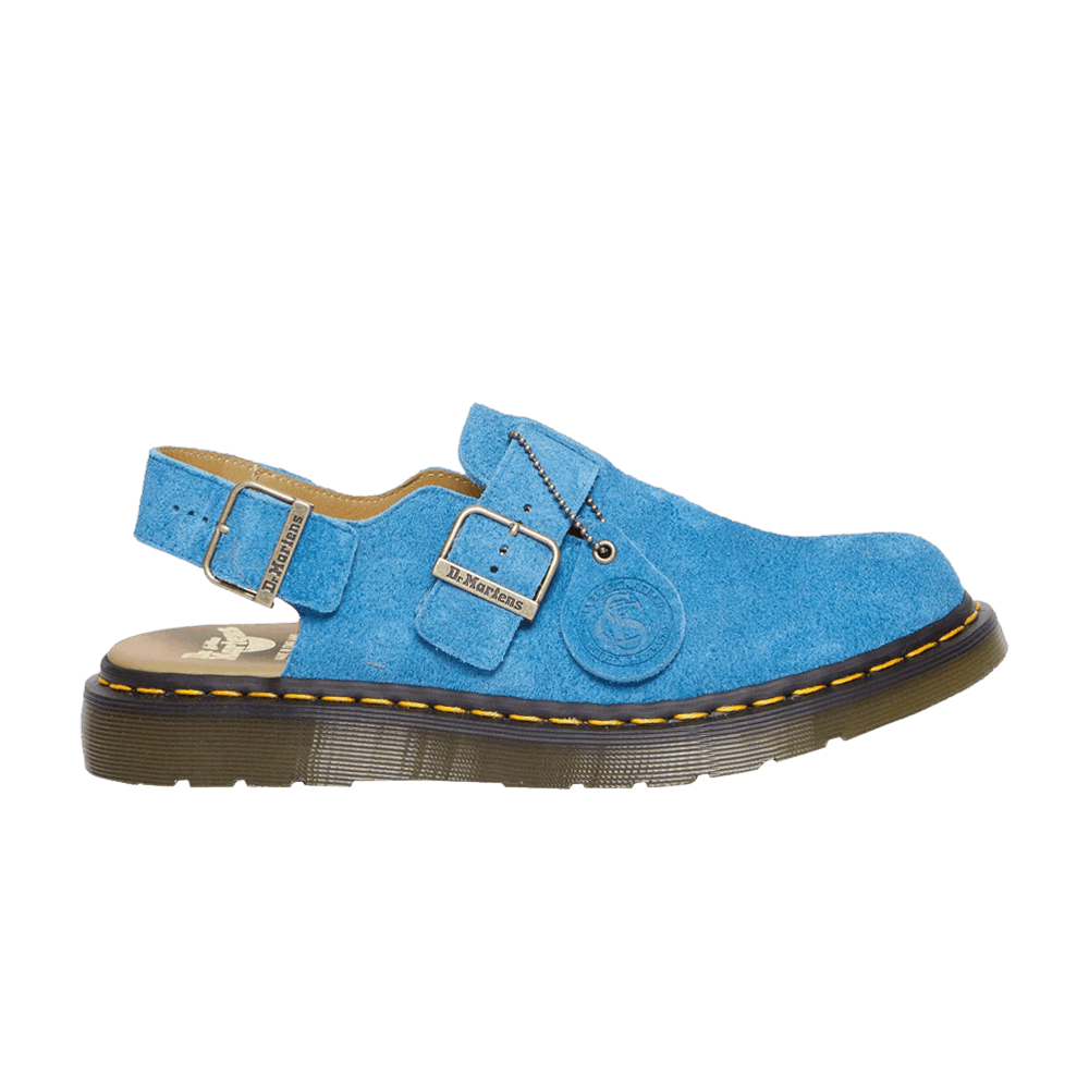 Dr. Martens Jorge Made in England Suede Slingback Mule 'Blue' 31361416