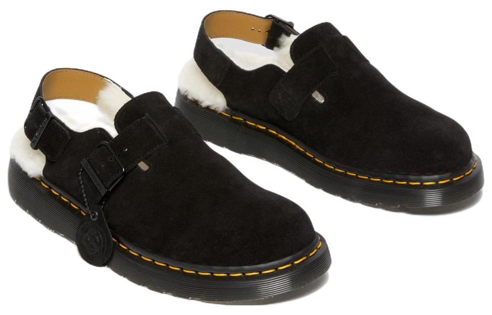 Lookbook Dr. Martens Jorge Shearling Slingback Mule 'Hitam' 27717001
