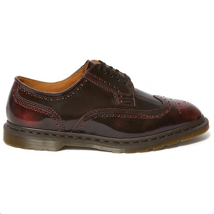 Order Dr. Martens Kelvin II Scarpe Brogue in Pelle Arcadia ''Rosso Ciliegia'' 25027600