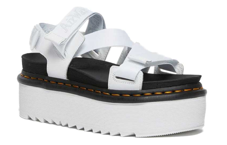 Dr. Martens Kimber Logo Webbing Strap Sandal 'White' 圖 3