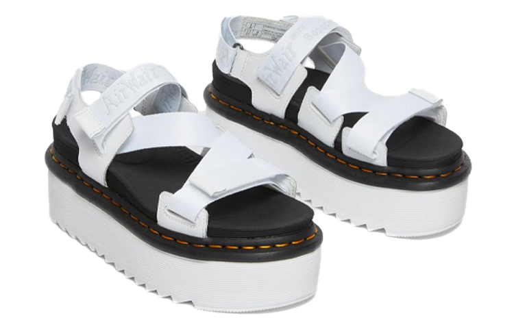 Dr. Martens Kimber Logo Webbing Strap Sandal 'White' 圖 4