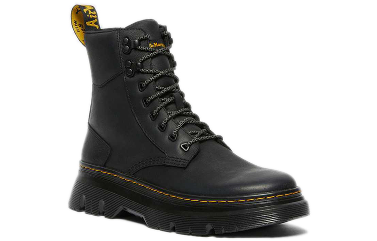 Lookbook Dr.Martens/馬汀博士 系帶馬丁靴 男女皆適合 炭黑色