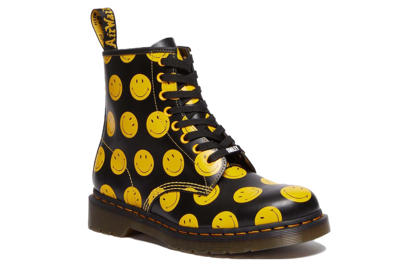 Dr. Martens Leather 'CMFTable Trendy Short Boot Unisex Black and Yellow' 圖 3