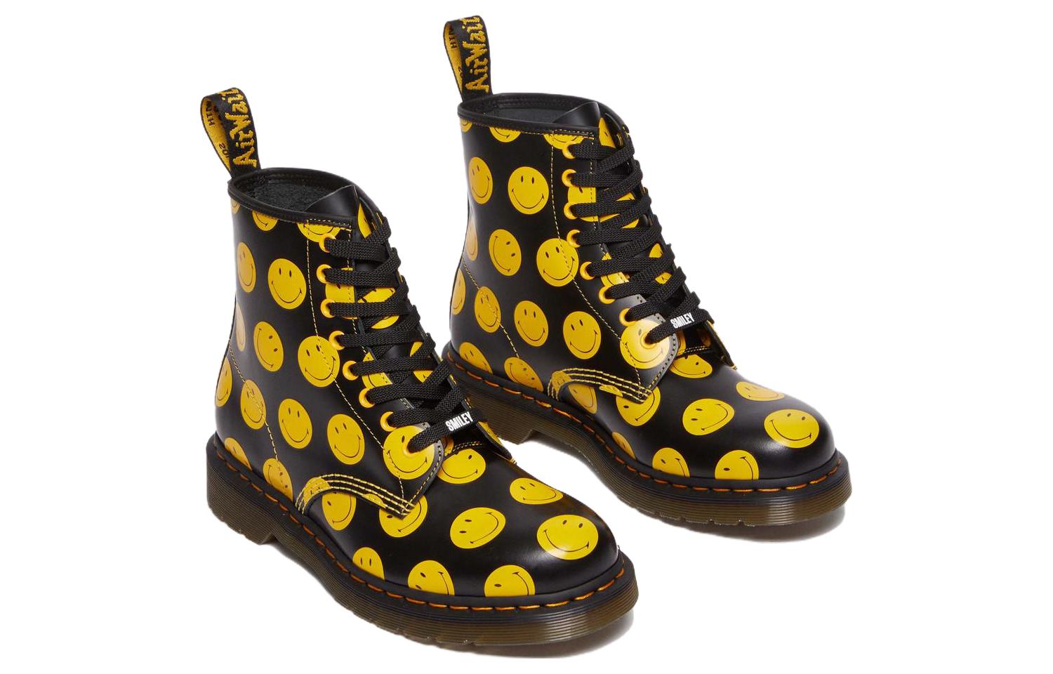 Dr. Martens Leather 'CMFTable Trendy Short Boot Unisex Black and Yellow' 圖 4