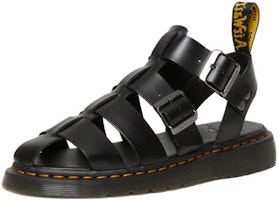 Sandalias Romanas Dr. Martens de Cuero Negro con Corte y Comodidad Suave 30766001 Order Sandalias Romanas Dr. Martens de Cuero Negro con Corte y Comodidad Suave 30766001