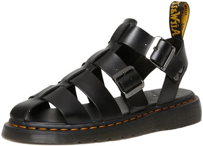 Sandalias Romanas Dr. Martens de Cuero Negro con Corte y Comodidad Suave 30766001 Order Sandalias Romanas Dr. Martens de Cuero Negro con Corte y Comodidad Suave 30766001