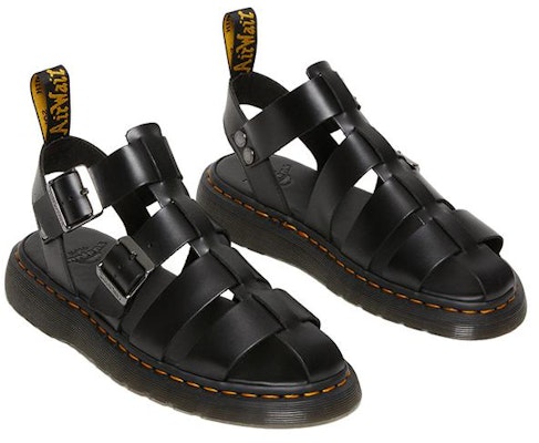 Dr. Martens Leather 'Soft Comfort Cut-Out Roman Sandal' Black 30766001 Lookbook Dr. Martens Leather 'Soft Comfort Cut-Out Roman Sandal' Black 30766001