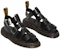 Dr. Martens Sandal Kulit 'Soft Comfort Cut-Out Roman' Hitam 30766001