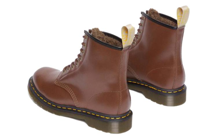 Shop ドクターマーチン レザーアンクルブーツ「コーヒー」 31136203