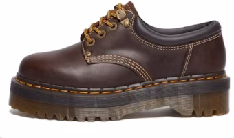 Dr. Martens 8053 Arc Crazy Horse Leather Platform Shoes 'Dark Brown' 31126201 Dr. Martens 8053 Arc Crazy Horse Leather Platform Shoes 'Dark Brown' 31126201