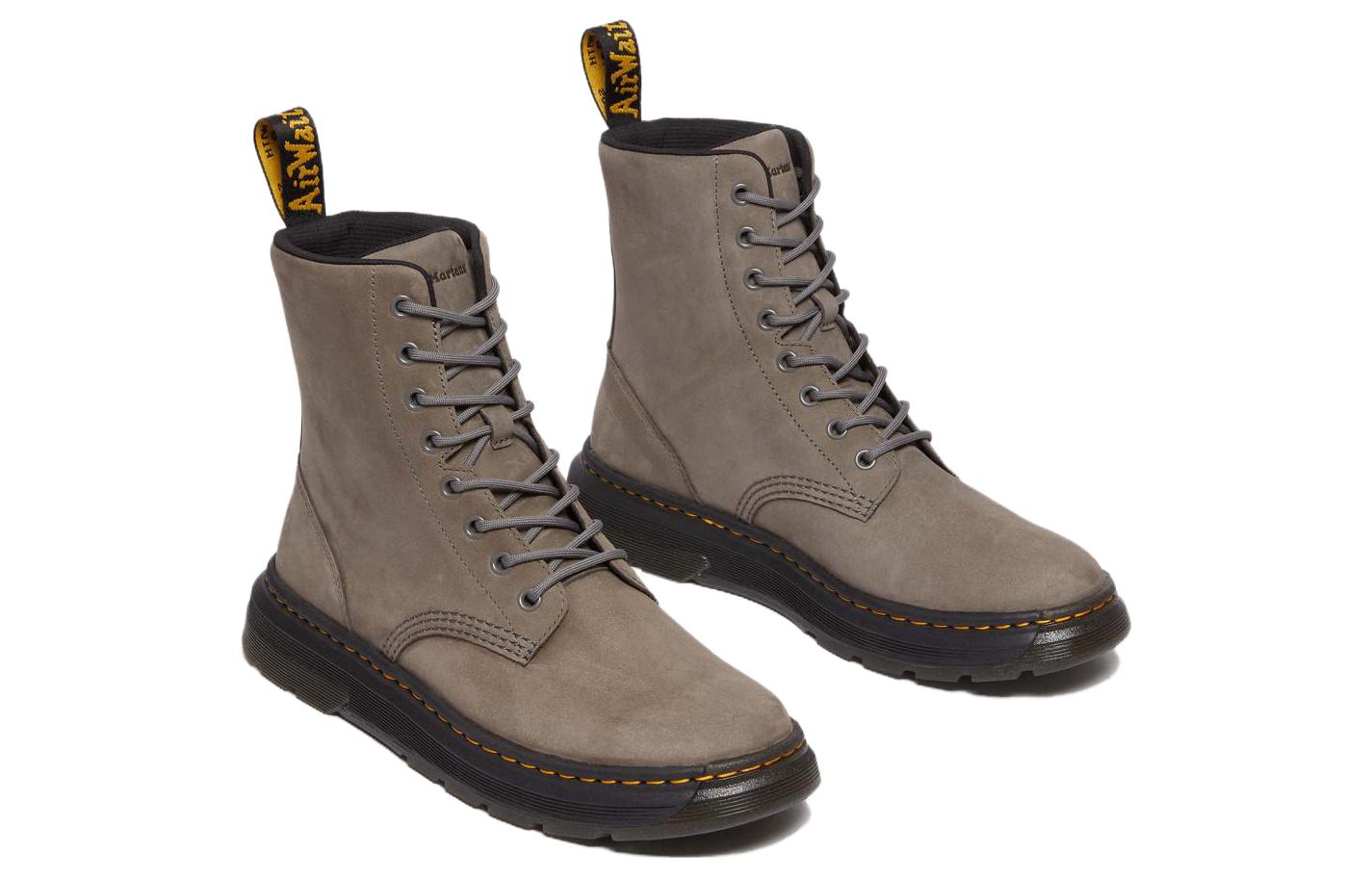 Shop Dr. Martens Leather Casual Short Boot 'Deep Grey' 31225029
