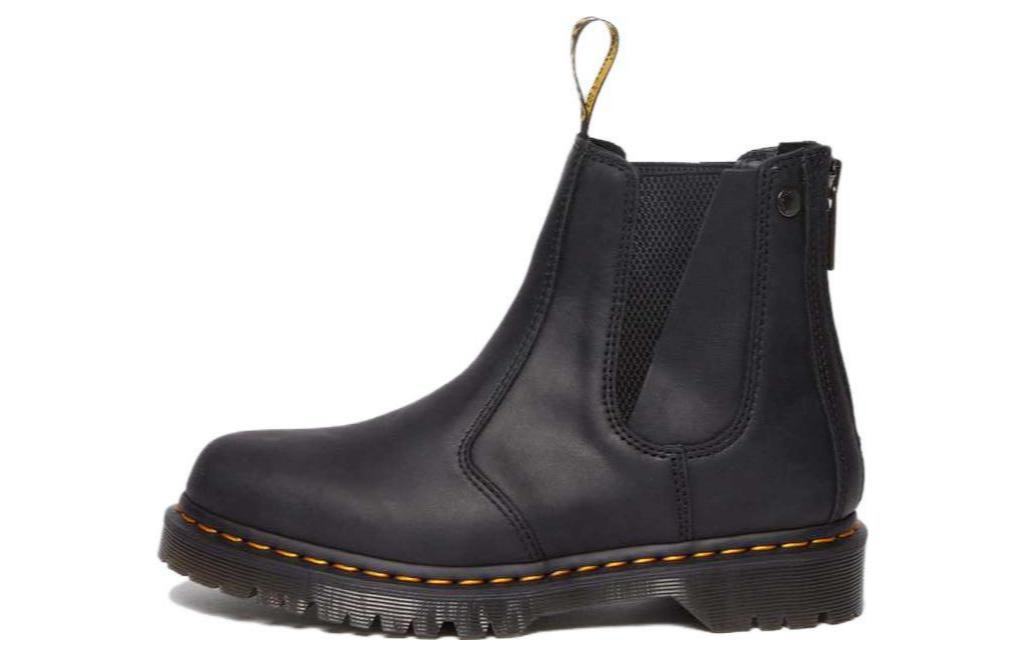 Buy Dr.Martens 馬汀博士 皮革 舒適休閒 短筒 切爾西靴 男女同款 黑色