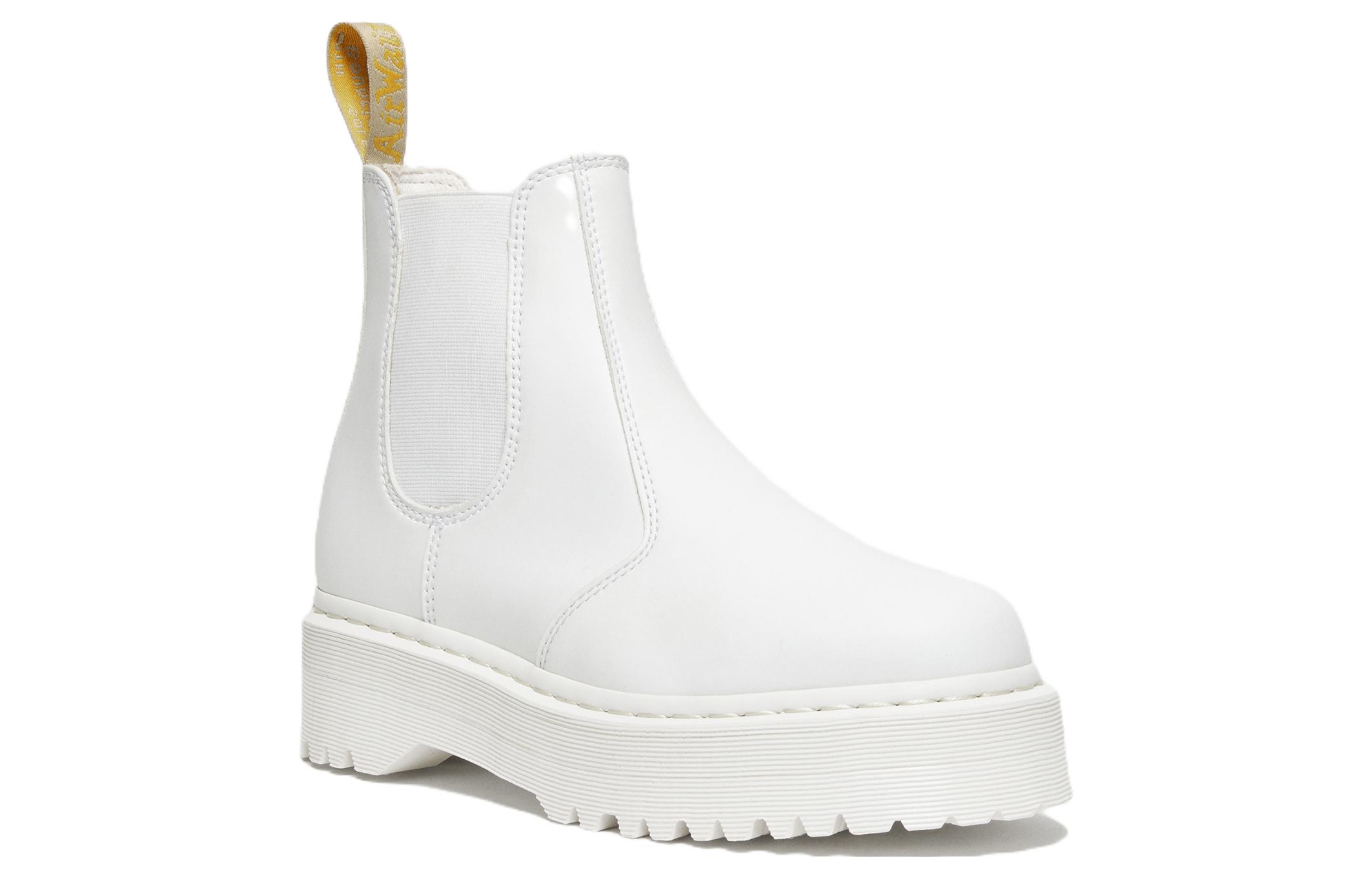 Order Dr. Martens Leather Chelsea Boots 'White Platform' 27873113
