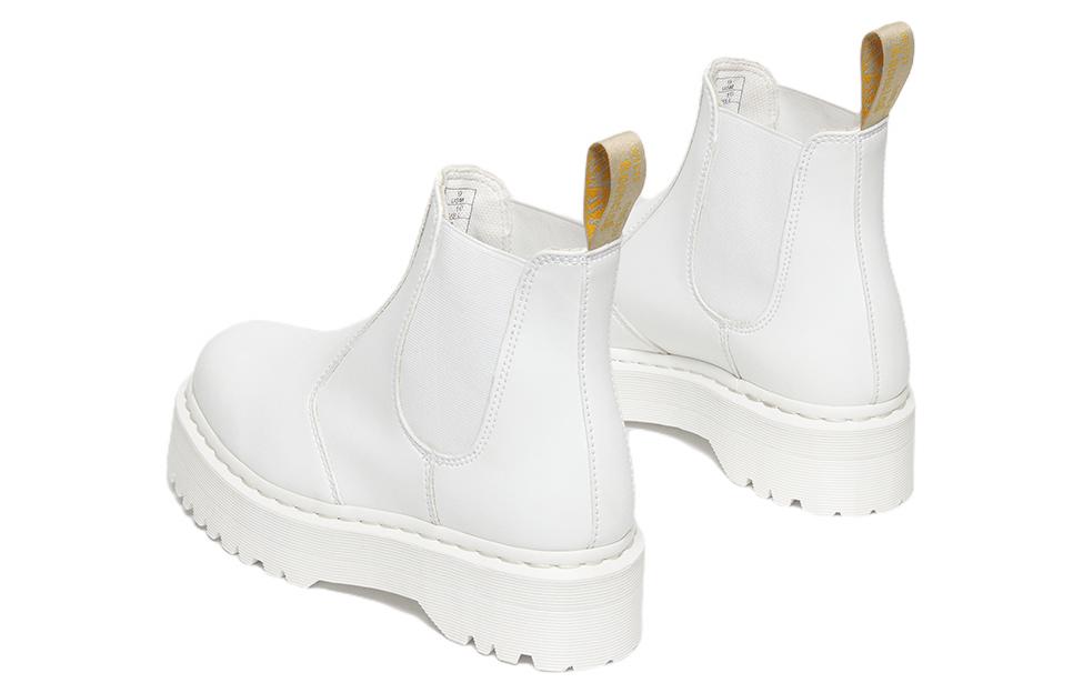 Lookbook Dr. Martens Leather Chelsea Boots 'White Platform' 27873113