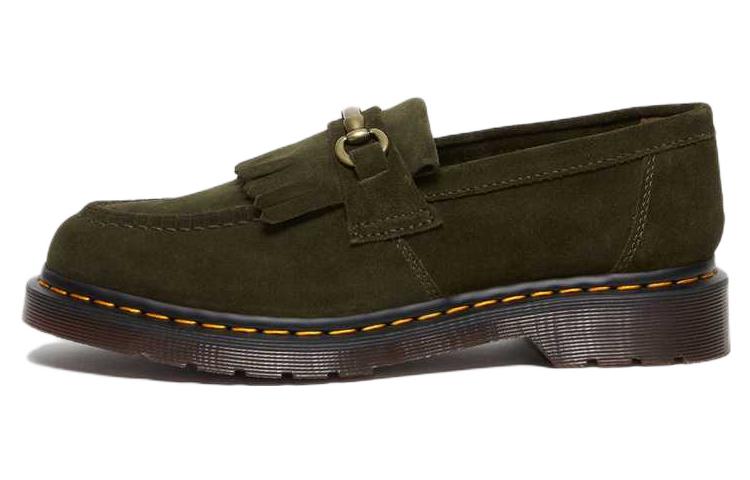 Dr. Martens Leather Flat 'Olive Green' 27995305