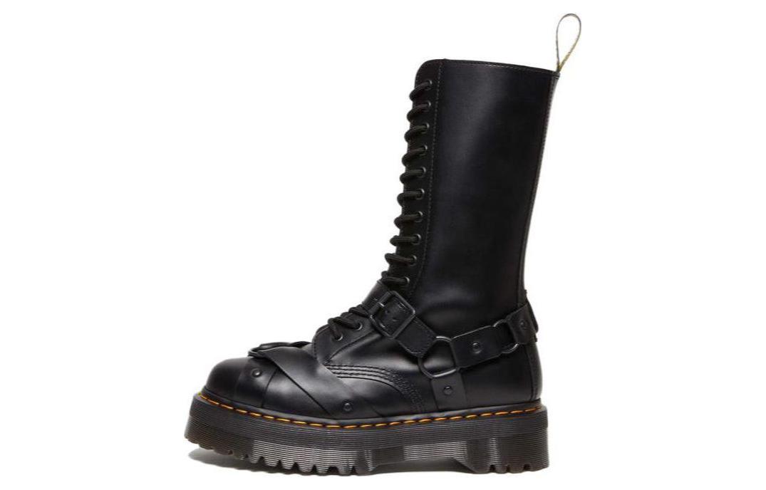 Dr. Martens Leather High-Top Boots 'Black CMFT'