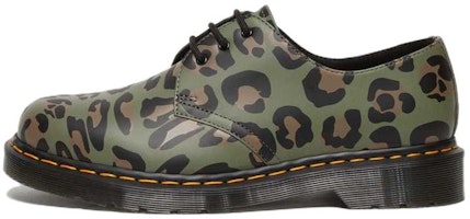 Dr. Martens 1461 Distorted Leopard Print Oxford Shoes 'Khaki Green' 27686384 Dr. Martens 1461 Distorted Leopard Print Oxford Shoes 'Khaki Green' 27686384