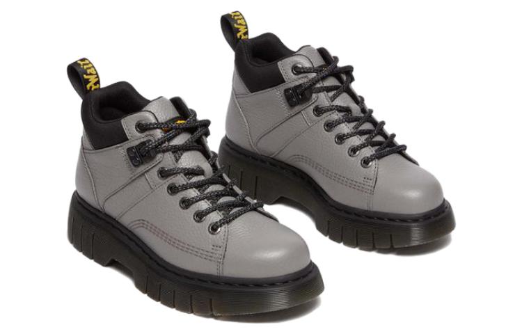 Order Dr. Martens Leather Lace-Up Boots 'Grey' 31305062