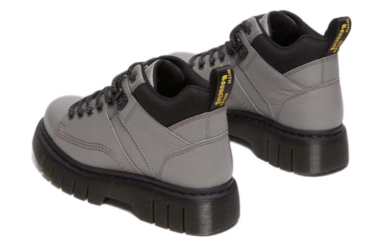 Lookbook Dr. Martens Leather Lace-Up Boots 'Grey' 31305062