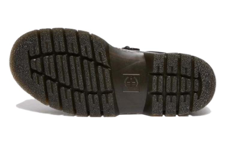 Shop 닥터마틴 그레이 가죽 끈부츠 31305062