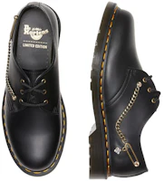 Shop Dr. Martens Cuir Basse à Chaîne Métallique ''Noir'' 28017001