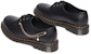 Dr. Martens Rendah Kulit dengan Rantai Metal 'Hitam' 28017001