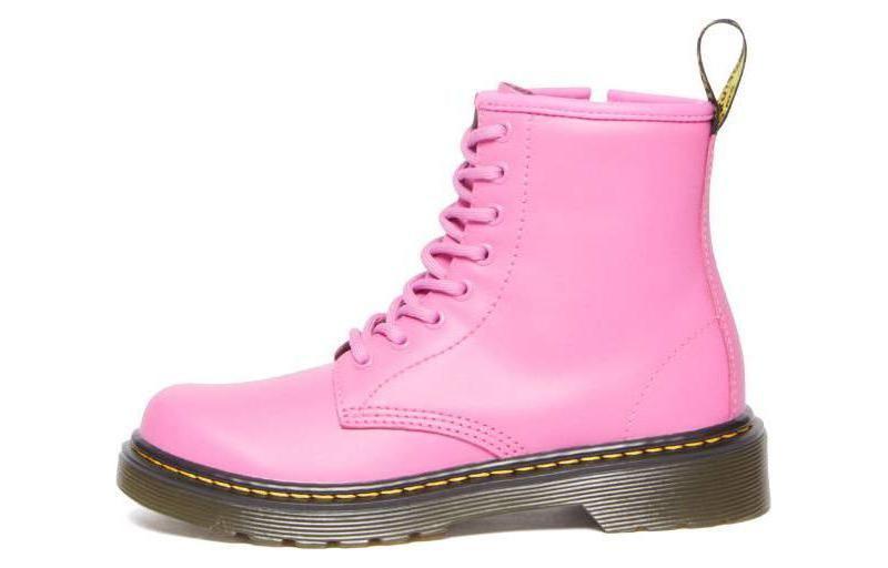 Dr. Martens Leather Mid-Top Boot 'Pink'