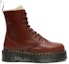 Order Dr. Martens But Kulit Mid-Top dengan Lapisan Bulu Tiruan 'Coklat' 27034403