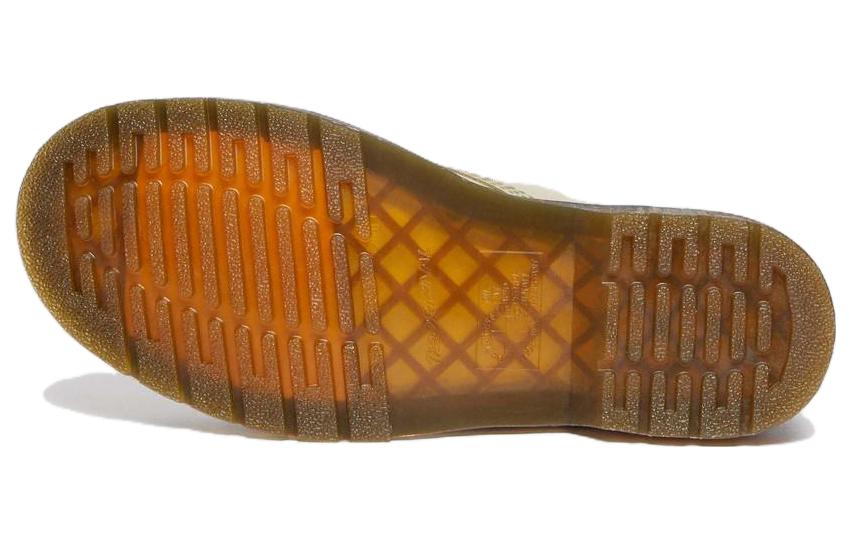 Dr. Martens Leather Plain Round Toe Lace-Up Ankle Boot 'Light Olive' 圖 5