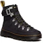 Shop Dr.Martens 馬汀博士 皮革 圓頭厚底搭扣 中筒 馬丁靴 男女同款 黑色