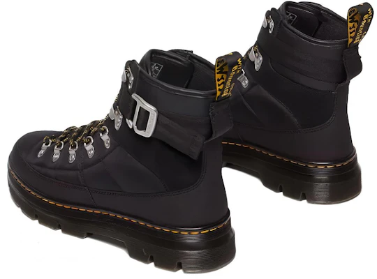 Dr.Martens 馬汀博士 皮革 圓頭厚底搭扣 中筒 馬丁靴 男女同款 黑色 Purchase Dr.Martens 馬汀博士 皮革 圓頭厚底搭扣 中筒 馬丁靴 男女同款 黑色