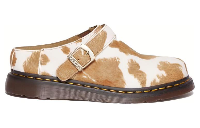 Dr. Martens Leather Round-Toe Slip-On 'Cow Print Hair' 圖 2