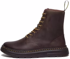 Dr. Martens Leather Round Toe Lace-Up Ankle Boots 'Dark Brown' 31368201 Dr. Martens Leather Round Toe Lace-Up Ankle Boots 'Dark Brown' 31368201