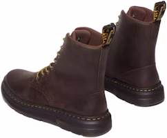 Details for Dr. Martens Leder Stiefeletten mit Rundzehen ''Dunkelbraun'' 31368201