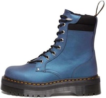 Dr. Martens Leather Round Toe Lace-Up Short Boots 'Dark Blue' 30934436 Dr. Martens Leather Round Toe Lace-Up Short Boots 'Dark Blue' 30934436