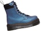 Order Dr. Martens Kulit But Kasut Bulat Berenda 'Biru Gelap' 30934436