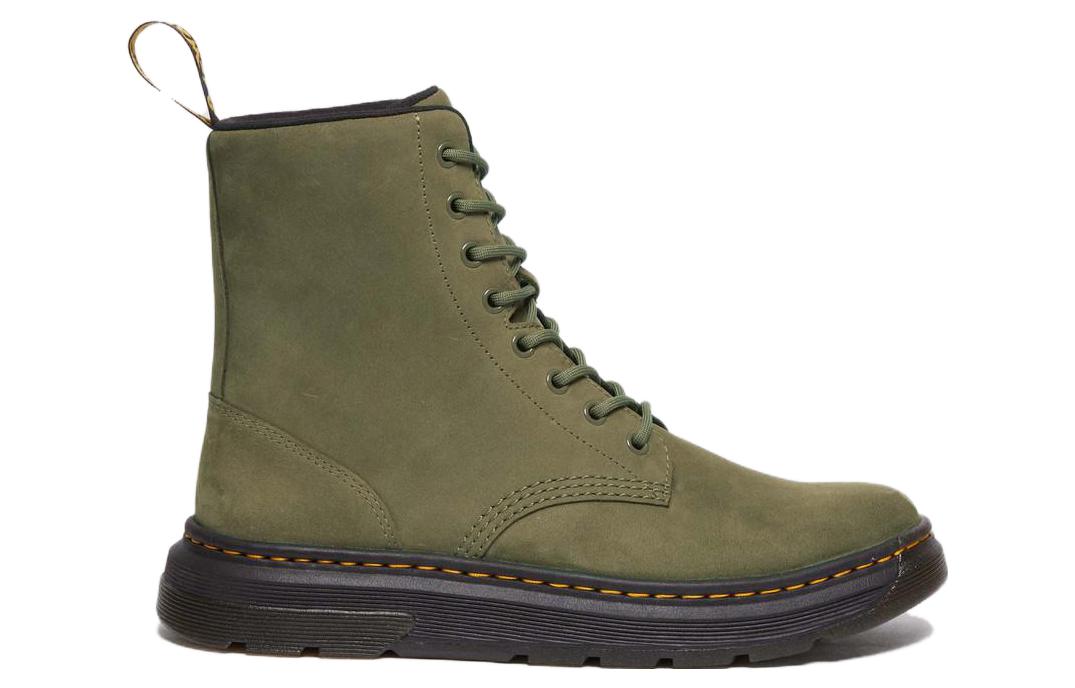 Dr. Martens Leather Round-Toe Lace-Up Ankle Boot 'Green' 圖 2