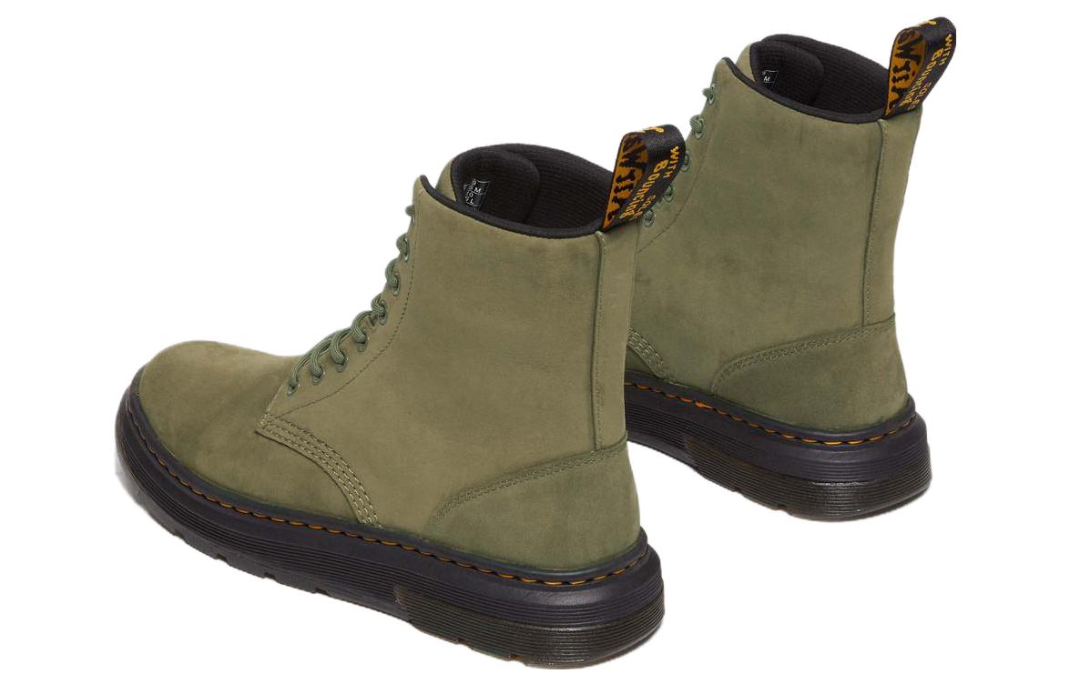 Dr. Martens Leather Round-Toe Lace-Up Ankle Boot 'Green' 圖 5