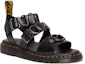 Order Dr. Martens Sandal Kulit dengan Gesper Logam 'Hitam Uniseks' 30747001