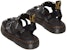 Dr. Martens Sandal Kulit dengan Gesper Logam 'Hitam Uniseks' 30747001
