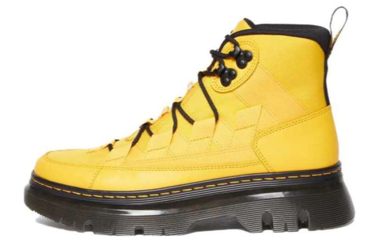 Dr. Martens Leather Short Boots 'Yellow Unisex'