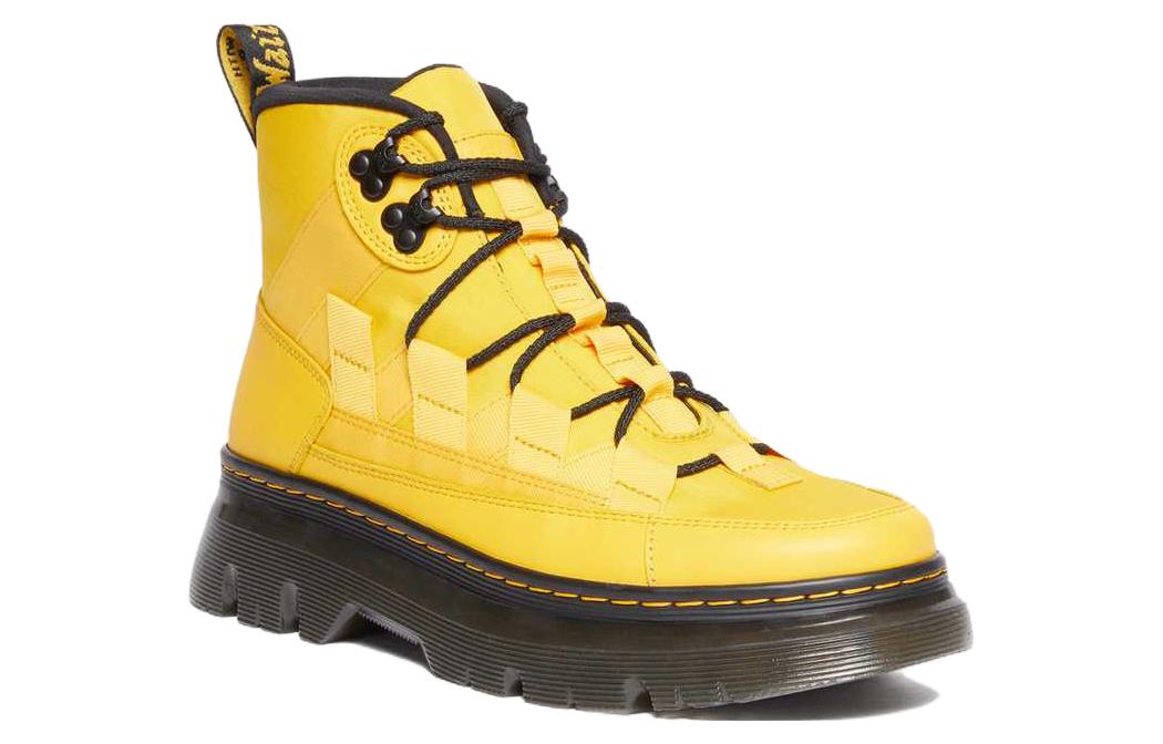 Dr. Martens Leather Short Boots 'Yellow Unisex' 圖 2