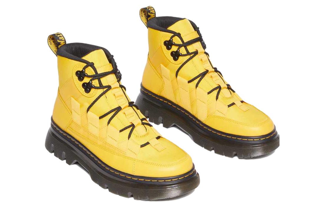 Dr. Martens Leather Short Boots 'Yellow Unisex' 圖 3