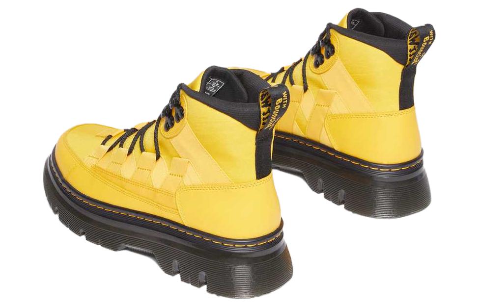Dr. Martens Leather Short Boots 'Yellow Unisex' 圖 4