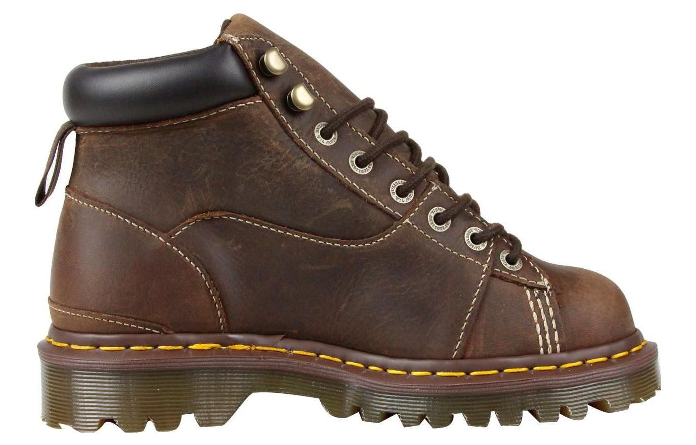 Order Dr. Martens Leather Simple Platform Boot 'Brown' 21640203