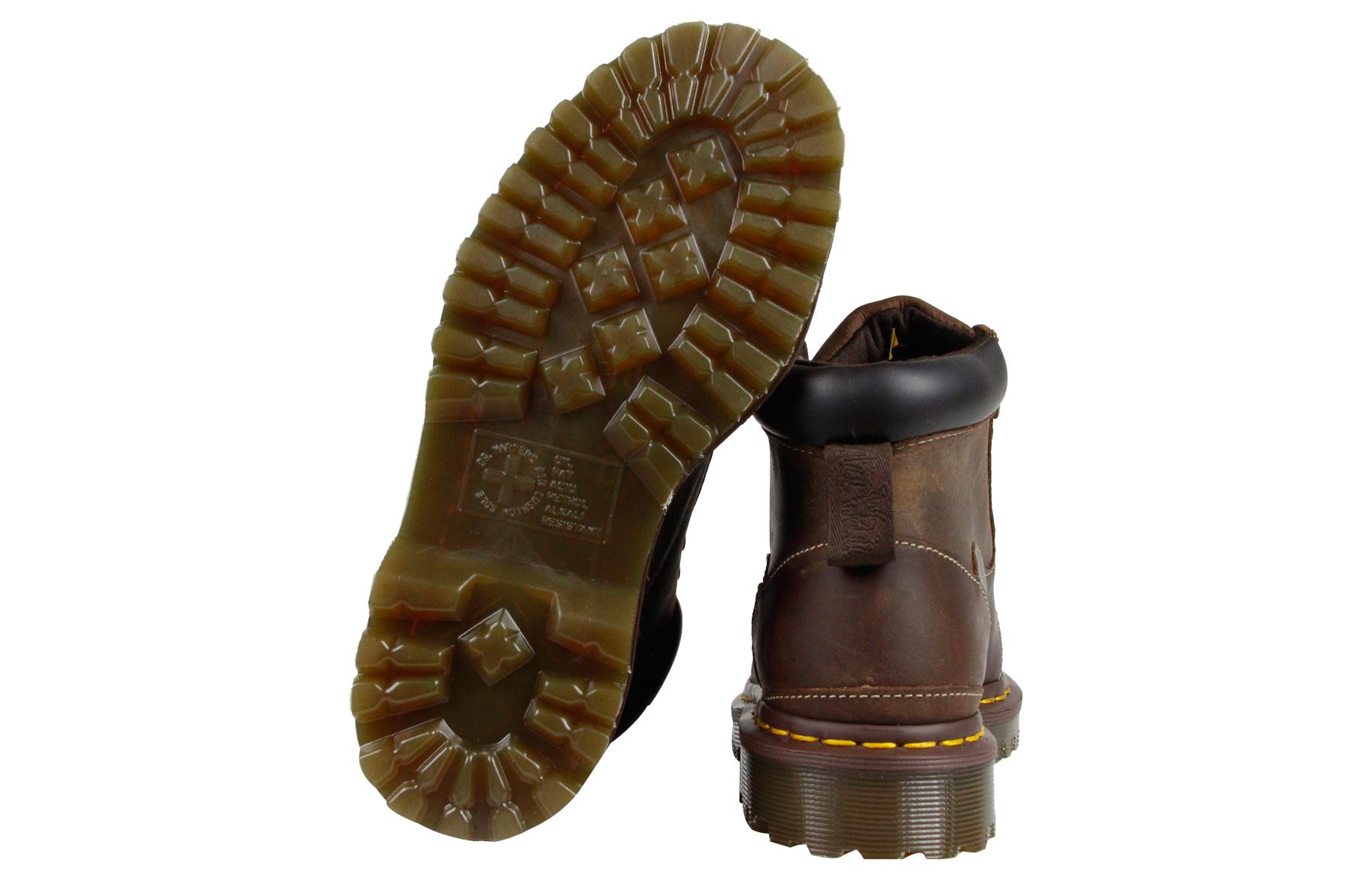 Shop Dr. Martens Leather Simple Platform Boot 'Brown' 21640203