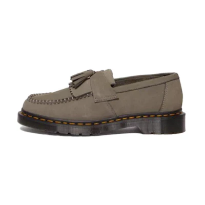Dr. Martens Leather Slip-On Loafer 'Grey'