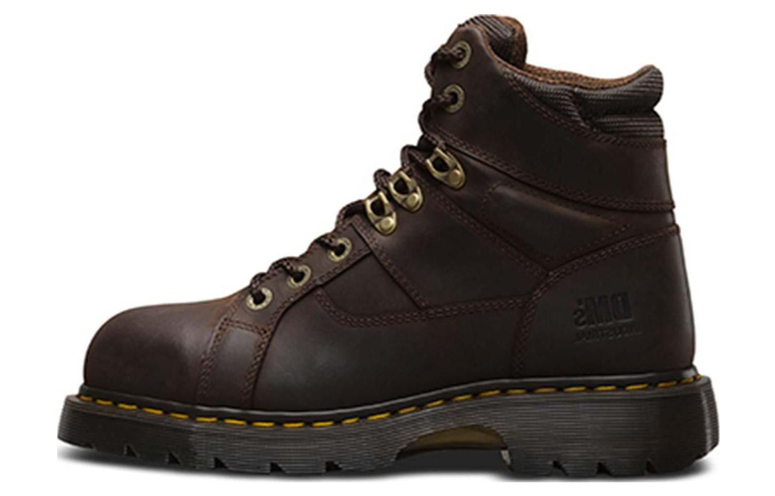 Buy Dr. Martens Sepatu Boots Pendek Kulit Tali Besi 'Coklat' 12721201